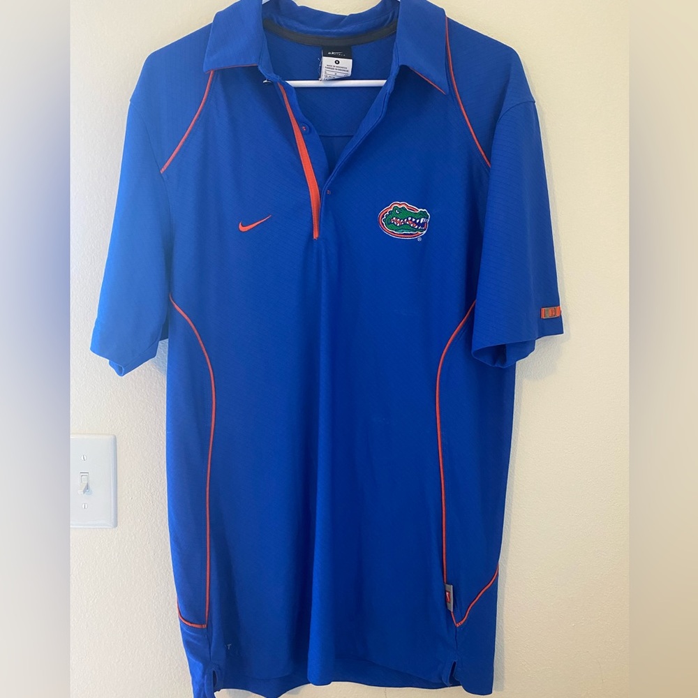 Nike Florida Gators dri-fit golf shirt mens small